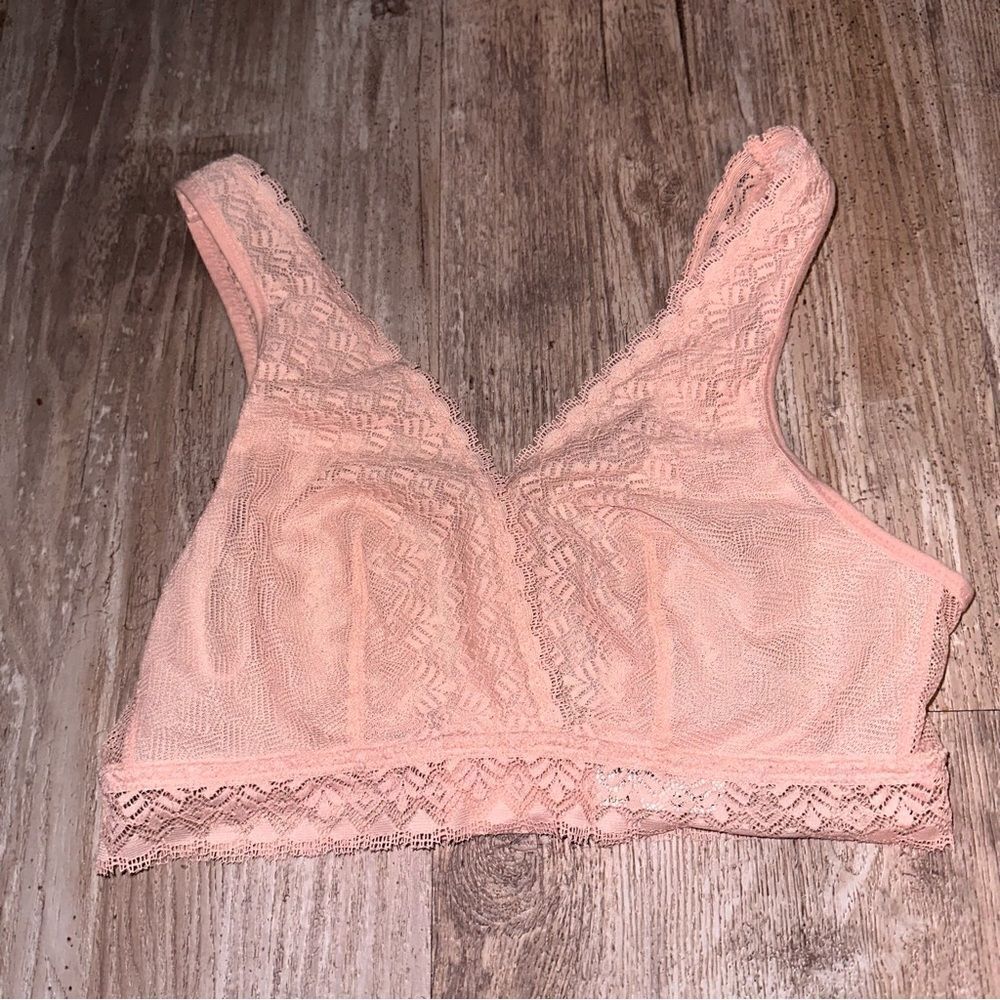 B.tempt'd rose Smoke Net Perfection Bralette sz Med